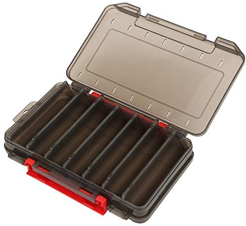 Fishing Tackle Box, Doppelseitige Angelköder Box, Angeln Doppelseitige Angelkiste Kunstköderbox, Kunststoff Aufbewahrungsfach Angelbox Organizer Case für Angelzubehör Kit