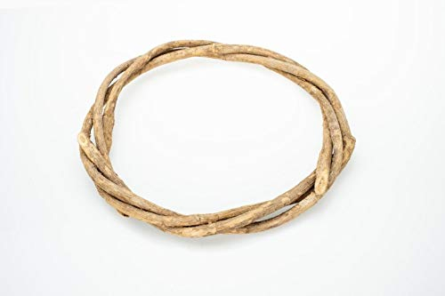 NaDeco Lianen-Ring, gedreht, in vielen Größen erhältlich, 25 | 30 | 35 und 45cm Liannen Kranz Naturkranz aus Zweigen Dekokranz Türkranz Basiskranz DIY Kranz Holzkranz, Größe:Ø 25 cm