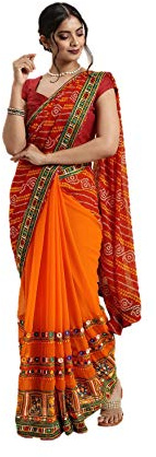 Nitimatta Sari pour femme avec chemisier ethnique indien cadeau de mariage