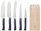 Opinel Parallele INTEMPORA Messerblock mit 5 Messern, Messerblock aus Buchenholz gefertigt, Messerset, 254581