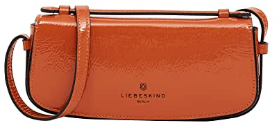 Liebeskind Berlin SADIE NAPLACK Crossbody, Extra Small (HxBxT 10cm x 21cm x 4cm), Dark Mandarine