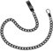 Gold/Silver Customizable Pocket Watch14 Inch Chain with Twisted Thick & T Bar & Lobster Clasps Custom Watch Chain Link Vest for Your Pocket Watch, WP105-black, Retro