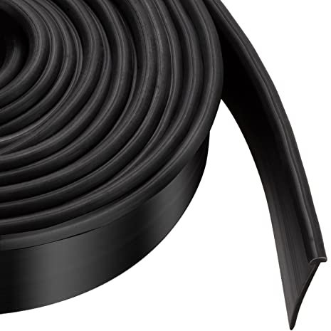 Framed Shower Door Bottom Seal Strip Replacement - Waterproof Rubber Sweep Trim for Home Bathroom Glass Shower, 108 Inch Clear
