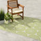 FAB HAB Outdoor-Teppich - wetterfest, farbecht, wendbar - recycelter Premium-Kunststoff - gestreift - Terrasse, Balkon, Garten - Kunststoffteppich Rio - Green, 240x300 cm