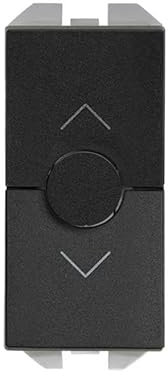 Interruptor persianas 3 pos. estrecho20001333-098 Simon 270Negro