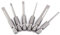 Embout de Tournevis Plat, 6 Embouts de Tournevis à Fente, 2,0 à 6,0 Mm 0,25 Tête Plate Magnétique à Tige Hexagonale de Précision, Jeux D'embouts de Tournevis