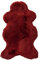 Tannery Sheepskin Burgunder/rot gefärbt Schaffell Teppich Teppiche Amazing Sheepskin Sheep Skin Leder Sheep Skin Area Rugs Carpet, schaffell Hygge (ca. 90/50cm)