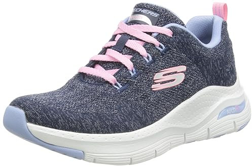 Skechers Damen 11793 Sneaker, Schiefer, 45 EU