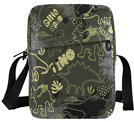 Camouflage Klassische Umhängetasche, klein, lässig, Umhängetasche, Handtasche, Handytasche, Geldbörse für Damen, Herren, Kinder, Mehrfarbig02, Einheitsgröße