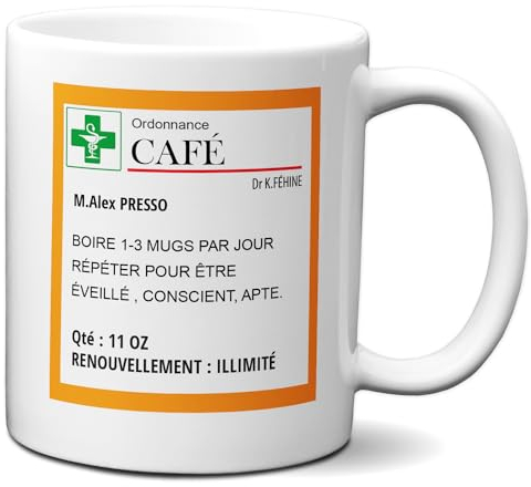 L'Esprit Des Anges Tasse Mug Idée Cadeau Collègue Ordonnance Café Humour Amusant Bureau Entreprise