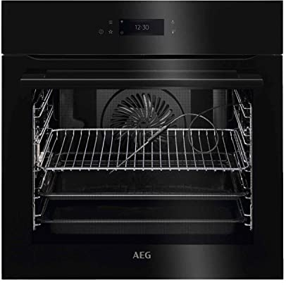 AEG 8000 Pyrolytic Electric Single Oven - Black