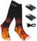 CLIUNT Beheizbare Socken, Elektrisch Warme Socken 4000mAh Batterie, Damen Herren, Wiederaufladbare Heizsocken für Outdoor Camping Angeln Radfahren Skifahren