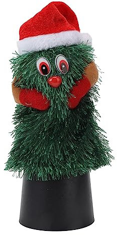ANKROYU Tanzender Weihnachtsbaum, Rotierendes Tanzendes Singendes Weihnachtsbaumspielzeug, Elektrisch Schwingendes Tanzendes Weihnachtsbaumspielzeug, Party-Weihnachtsdekoration(S)