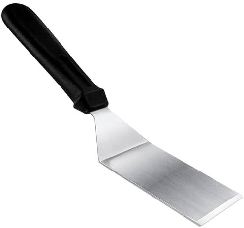 Small Spatula 1 Pieces, Mini Serving Spatula for Kitchen Use, Metal Spatula for Serving and Turning, Ideal for Pancakes, Brownies, Desserts, Cookie, Eggs or Small Pan