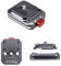 IFOOTAGE Camera Quick Release Plate Q38, Quick Release System QR Plate Camera Tripod Mount Adapter for Sony Canon Monopod DSLR Stabilizer Slider DJI