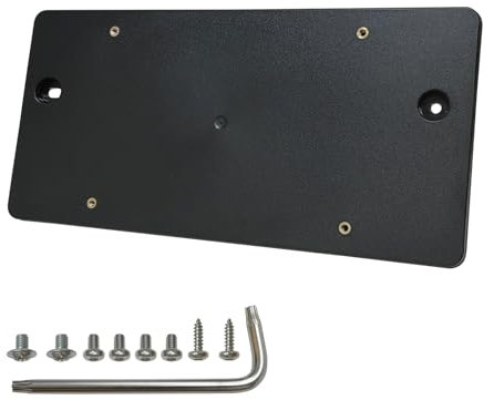 KYYET Rear License Tag Mounting Plate Bracket Holder Fits for Audi 2009-2024 A4 A5 A6 A8 S3 S4 S5 S6 RS RS3 RS4 RS5 RS6 Replace 8T0827113A