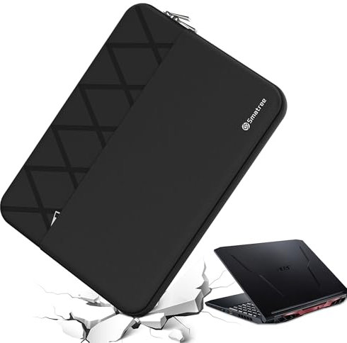 Smatree 17.3 inch Laptop Sleeve for Acer Nitro 5 AN517-42-R5KZ/R35M, Acer Nitro 17 AN17-71-75VK/AN17-51-70CB Gaming Laptop, Acer Protective Laptop Case with Accessory Pocket, YKK Zipper (E813)