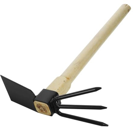 BESPORTBLE Gartengeräte Hacken Für Die Gartenarbeit Klein Hacke Und Grubber Gadget Werkzeug Erdhacke Graben Gartenhacke Pflanzen Gartenhackgerät Handrechen Gartengerät Handhacke Holz