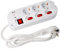 feletec Steckdosenleiste einzeln schaltbar 3-Fach, 1,5 Meter mit 2X USB (Type A und C)