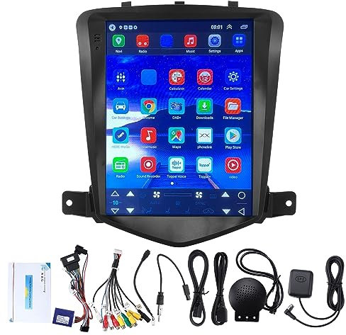 Luocute Car Radio Stereo, 9.7in GPS Multimedia Player for J300 2009‑2015 with 10.1, Touch Screen, WiFi, Navigation, Supports 4G and 3G Internet