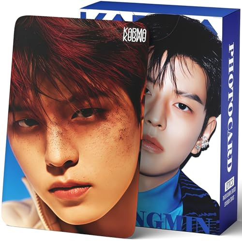 Stray Kids KARMA Photocards 127PCS KARMA Album Photo Card Set Stray Kids The 4th Album Merch 55 PCS Photocard and 72 PCS Stickers Gift for Stay Straykids 2025 Gift Set (SEUNGMIN)