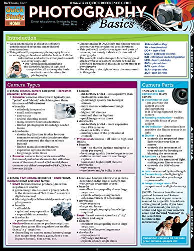 Photography Basics Quick Reference Guide (Quick Study Home)