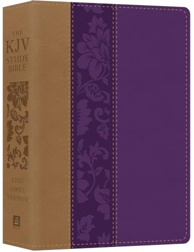 The KJV Study Bible - Large Print [violet Floret]: King James Version, Violet Floret: Red Letter Edition