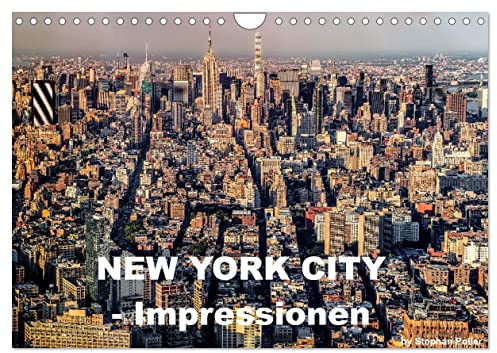 New York City - Impressionen (Wandkalender 2026 DIN A4 quer), CALVENDO Monatskalender: Die Skyline, Hochhäuser und Straßenszenen werden in stimmungsvollen Bildern gezeigt (CALVENDO Orte)