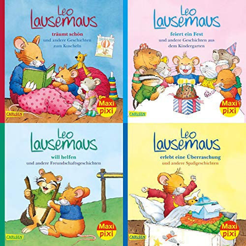 Maxi-Pixi-4er-Set 80: Meine liebsten Geschichten von Leo Lausemaus (4x1 Exemplar) (80)