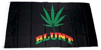 Fahne/Flagge Hanfblatt Blunt NEU 90 x 150 cm Flaggen