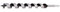 Draper Expert 76026 25 mm x 330 mm Auger Bit