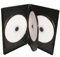 Four Square Media, custodia a scomparti per 4 CD, DVD, BLU RAY, dimensioni 14 mm, confezione da 1 pezzo, colore nero