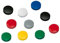 30x Magnete, Sortiert Ø 24mm, Haftmagnete für Whiteboard, Kühlschrankmagnet, Magnettafel, Magnetwand, Magnet Run