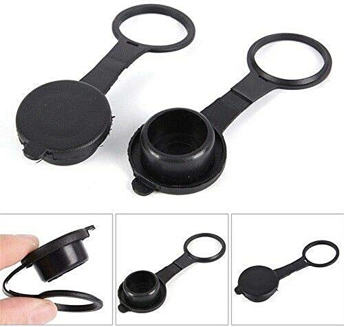 CMJ 2 x Black Car Cigarette Lighter Socket Waterproof Cover Cap 12V Outlet Lid