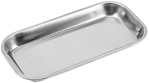 VBESTLIFE Chirurgische Schale, 201 Dental Instrument Tray Tool aus Edelstahl für Laborinstrumentenbedarf, Tattoo Tool