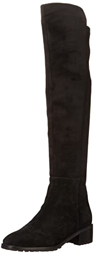 Blondo Women's Sierra Waterproof Over the Knee Boot, Black Suede, 8.5M