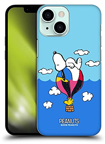 Head Case Designs Licenciado Oficialmente Peanuts Globo Snoopy & Woodstock Mitades y Risas Carcasa rígida Compatible con Apple iPhone 13 Mini