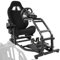 Anman Racing Simulator Cockpit Height Adjustable Racing Wheel Frame Gaming Compatible with Logitech G25, G27, G29, G920 Gaming Cockpit G25/G27/G29/G920 Wheel Handbrake Shifter and Pedals Not Included