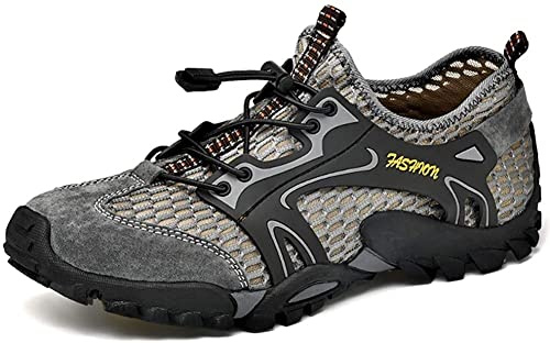Asifn Hommes Chaussures D'eau Speed Dry Sports Chaussures d'eau Douce Randonnée Légère Outdoor Mesh Sandales Barefoot Training Marche
