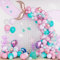 Kit Arco Palloncini Sirena, 108 pezzi Rosa Verde Acqua Viola Pastello Coda Sirena Ghirlanda Palloncini Lattice Con Stella Conchiglia Per Ragazza Tema Sirena Compleanno Decorazioni Feste La Sirenetta