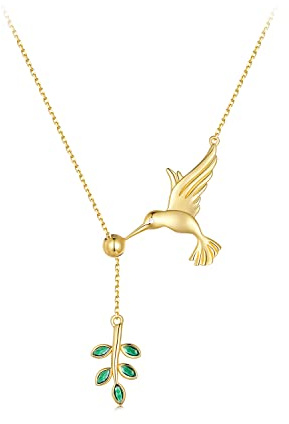 NINGAN 925 Sterling Silber Damen Halskette Rose Gold Halskette Herzförmiger Moissanit-Anhänger Halskette Geschenk für die Ehefrau der Mutter