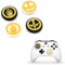 DLseego Thumbstick Kappen Grip Set Caps für Xbox Series X PS5 PS4 Switch Pro Controller,Joystick Schutz Anhänge,Thumb-Stick Grip PS4 PS5 Zubehör,Schwarzes und weißes Schwert und Hand
