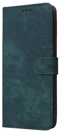 SEAHAI Cover per TCL 50 SE, Ultra Sottile Custodia Premium Pelle Portafoglio Kickstand Slot per Schede [Protezione RFID] PU/TPU Antiurto Flip Cover Case - Verde