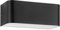 EGLO LED Wandleuchte Sania 4, Up und Down Leuchte, Wandlampe aus Aluminium in Schwarz und Weiß, Wandspot für Flur und Wohnzimmer, warmweiß, 20 x 8 cm