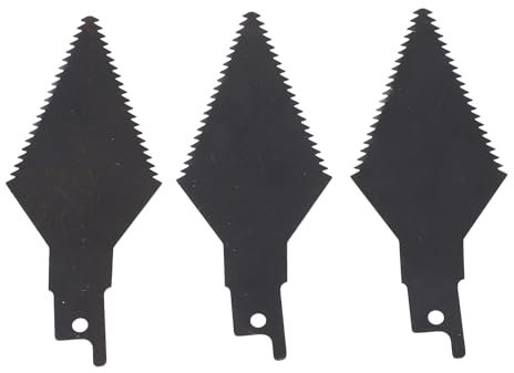 3PCS Tile Grout Removal Tool Set, Saw Angled Grout Scraping Rake Double Side Sawblade for Floor Seam Cement Cleaning