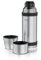 Arendo Thermos isotherme 1L, Thermos café 100% étanche de 1000ml, Gourde isotherme en acier inoxydable SUS 304 à double paroi, Bouteille isotherme, Termosse cafe chaud Sans BPA, Inclut 2 gobelets