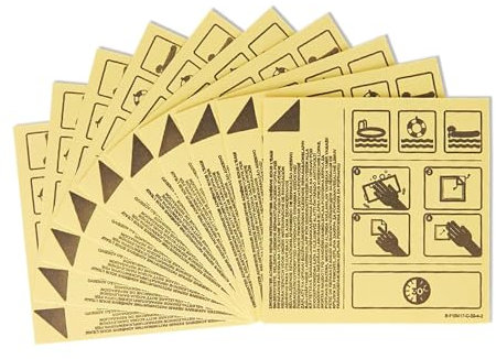 Bestway 10 Pack Waterproof Inflatables Repair Patch Kit – 2.5 x 2.5in - Heavy Duty Underwater Swimming Pool & Air Mattress Patch Repair Kit for Floats, Tubes, Bounce Houses & Inflatable Toys