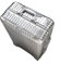 yewjog Koffer Handgepäck · Hartschalen in 100% Aluminium · Trolley Reisegepäck · Reisekoffer mit 4 Doppelräder · TSA Zahlenschloss (S,Silber)