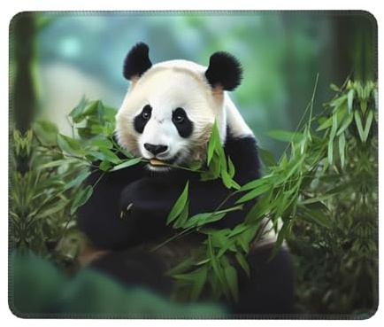 modernes Desk Pad, Panda Mauspads Rutschfest Schreibtischunterlage für Büro Tastatur Laptops