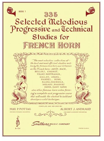 335 Selected Melodious Progressive & Technical Studies: Horn